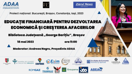 Proiectul național “Educație financiară pentru dezvoltarea economică și creșterea afacerilor” ajunge la Brașov cover educatie financiara pentru dezvoltarea economica si cresterea afacerilo r- em360