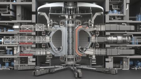 ITER Fusion Reactor. Tokamak. Thermonuclear Experimental power plant - em360