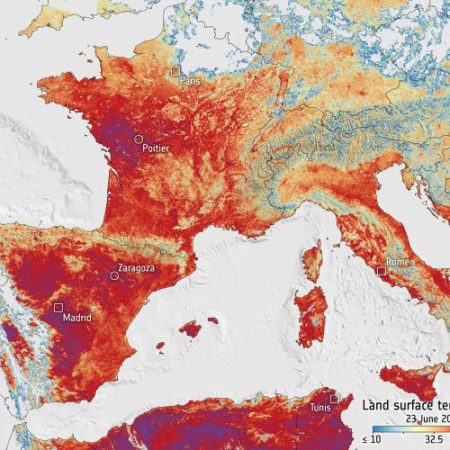 Valul de căldură lovește vestul Europei cu suprafețe încinse până la 55°C în Spania și Franța em360