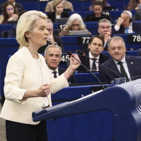 Von der Leyen va invita laboratoarele AI la discuții despre riscurile modelelor avansate și încetinirea dezvoltării lor em360