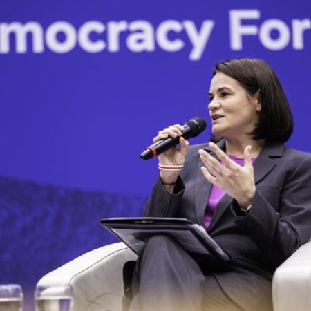 Tsikhanouskaya cere Europei să trateze Belarusul ca problemă de securitate nu doar de drepturi omului em360